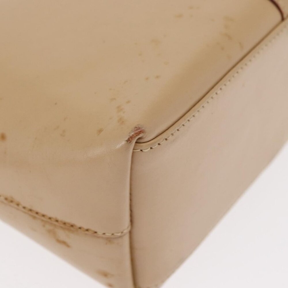 Authentic GUCCI Jackie Shoulder Bag Leather Beige Silver 001 3875 - Picture 3 of 16